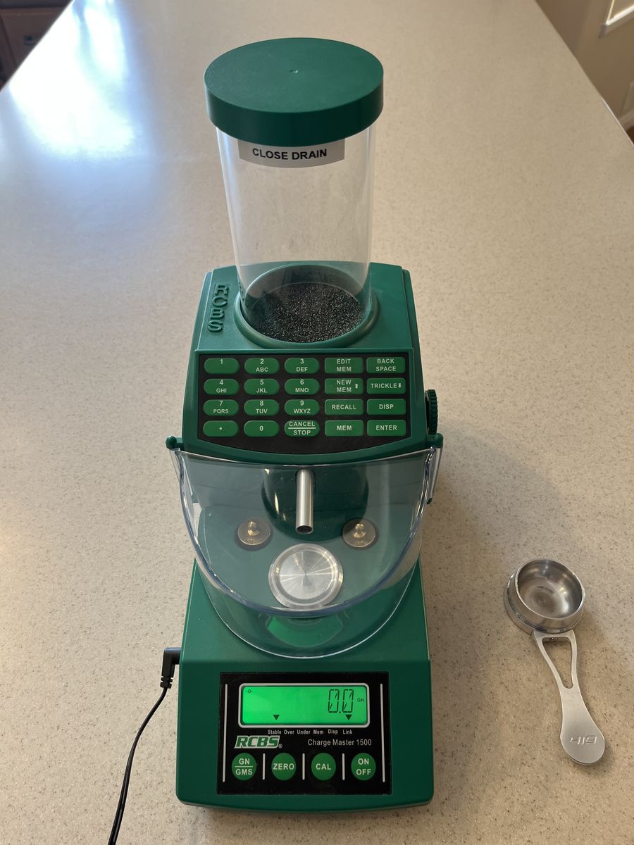 RCBS ChargeMaster 1500 Digital Powder Scale and Dispenser Combo