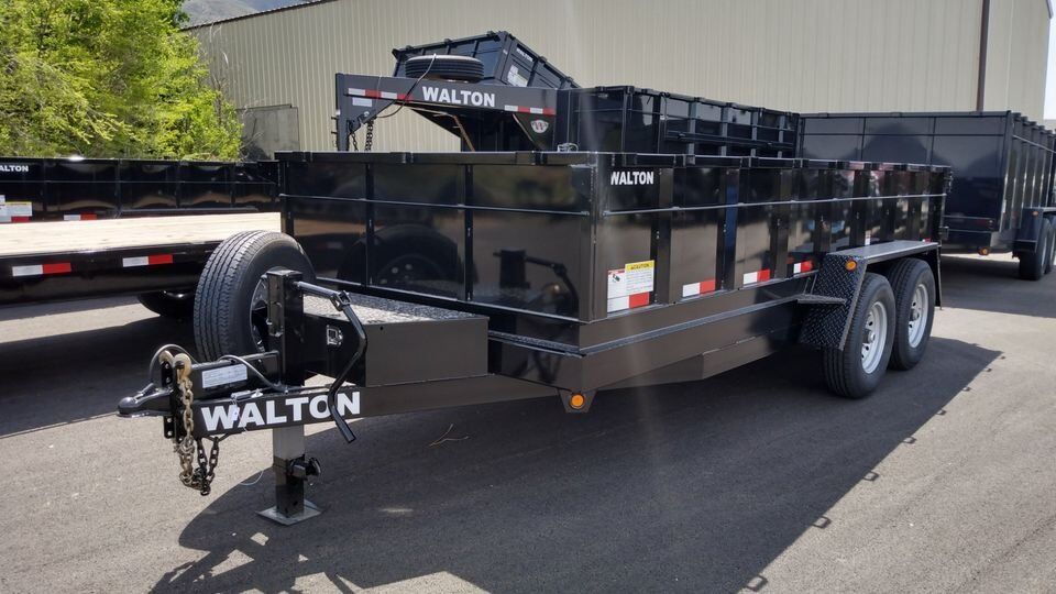 Walton 14 ft Dump New Old Stock with factory warranty dump trailer