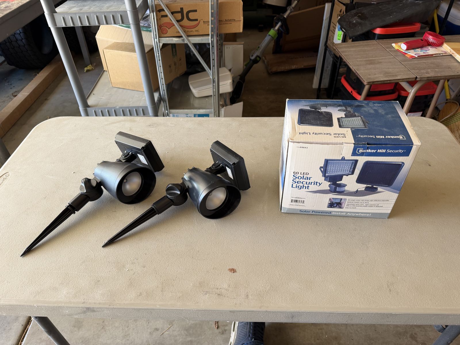 Solar Spotlights and Security Solar Security Light — New