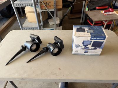 Solar Spotlights and Security Solar Security Light — New