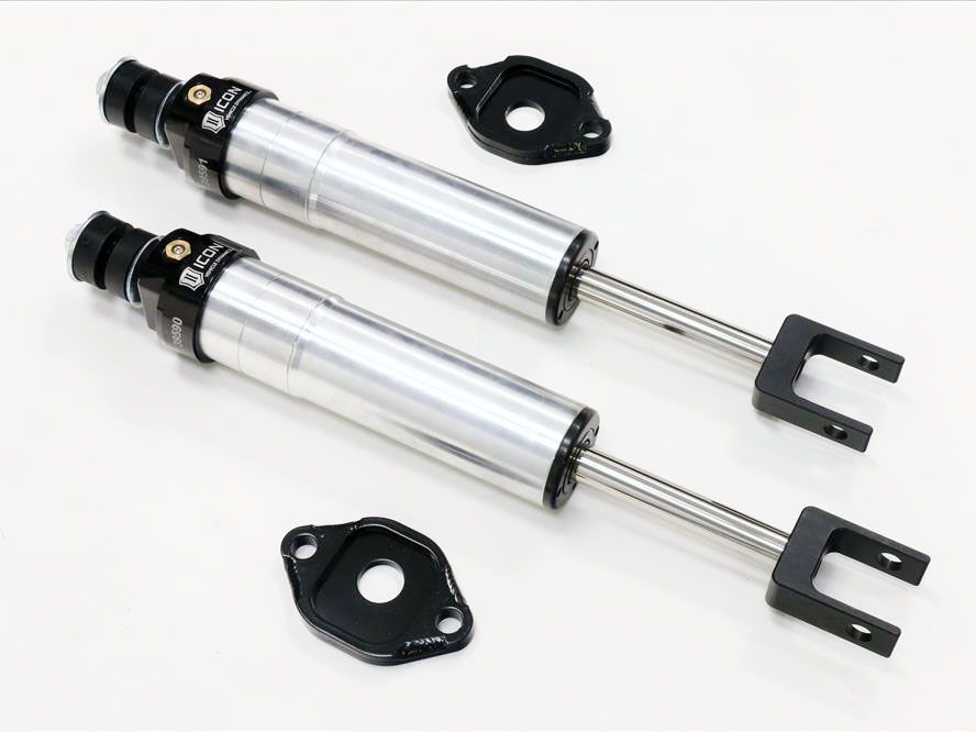 ICON Vehicle Dynamics 2.5 VS Extended  0-2” Front Lift Travel Shocks FRONT for 2011-19 GM 2500/3500 HD Icon 77606P