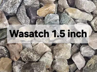 DECORATIVE GRAVEL- 1 INCH - 1.5 AND 2-4 INCH FREE DELIVERY