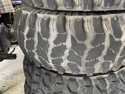 Wheels and tires off of Can Am