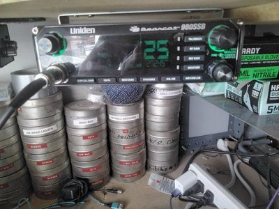 Uniden Bearcat 980SSB CB Radio and Astatic PDC2 SWR & Power Meter CB Ham Radio
