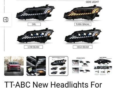 Headlights for 2018-2024 Toyota Camry
