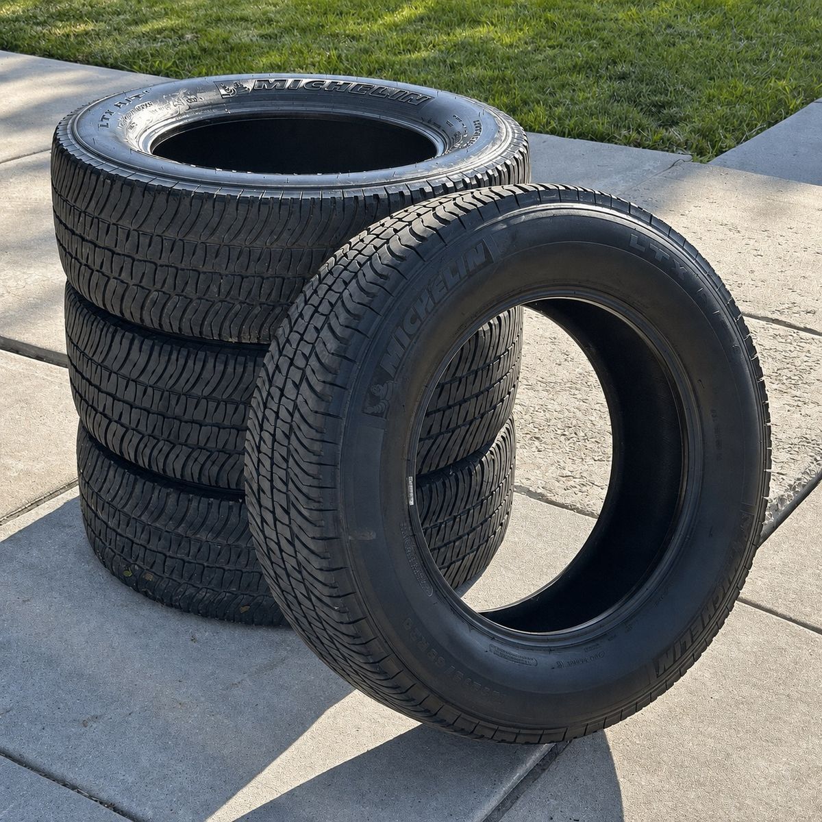 Set of 4 Michelin LTX AT2 Tires GREAT CONDITION! 275/65R20 A/T2 F250 F350 Silverado Sierra 2500 3500 F-250 F-350
