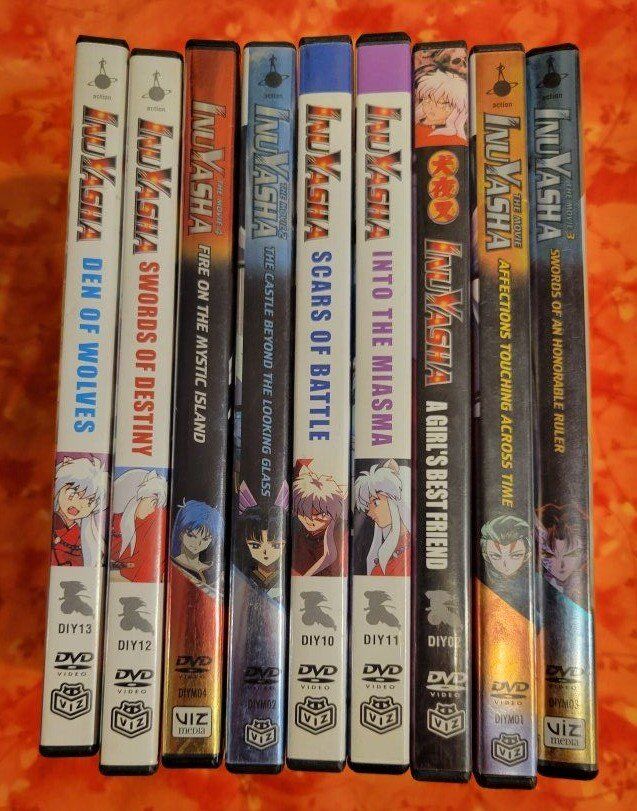 Inuyasha DVD bundle - 9 tottal