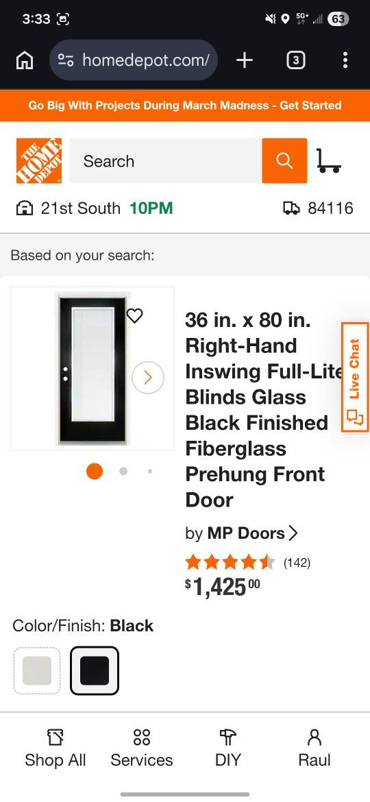 prehung exterior door