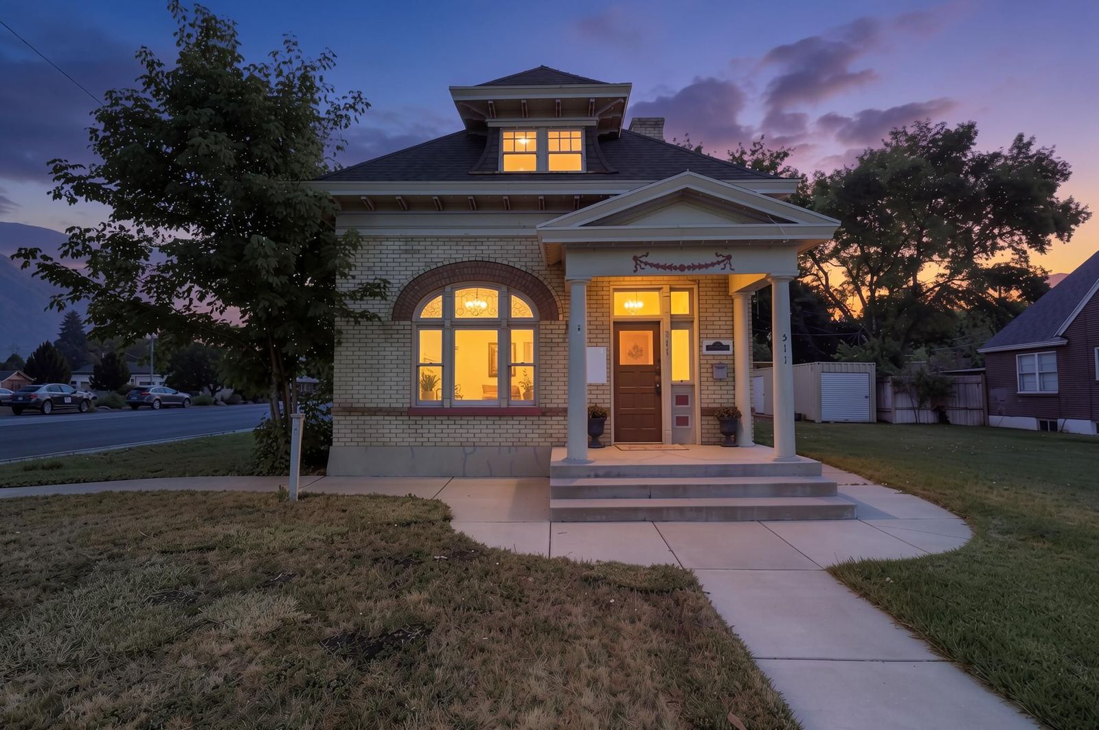Historic home now zoned commercial.