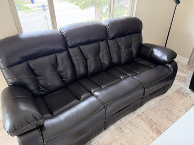 Couch recliner set