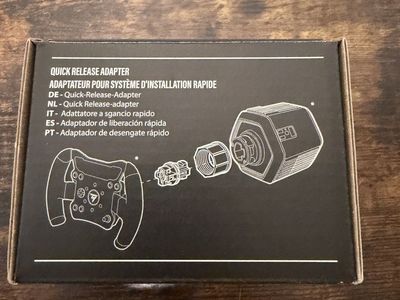 Thrustmaster Quick Release Adapter, Cockpit, & Desk Mounting Kits for Racing Wheels - NEW