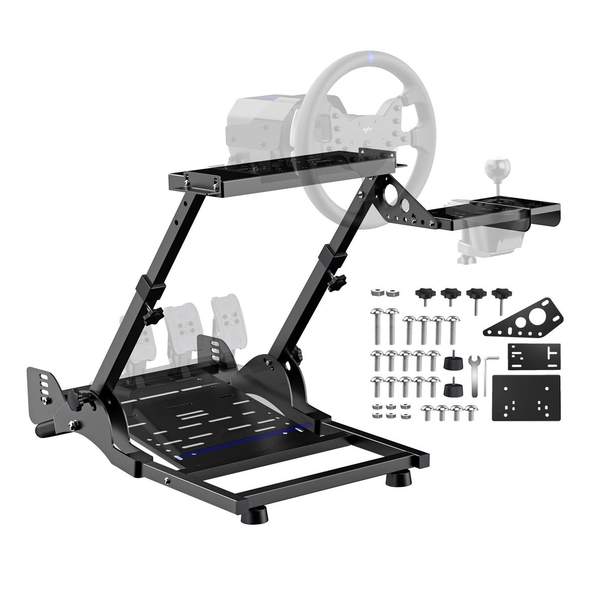 PXN A10 Foldable Racing Wheel Stand – Quick Fold & Easy Setup