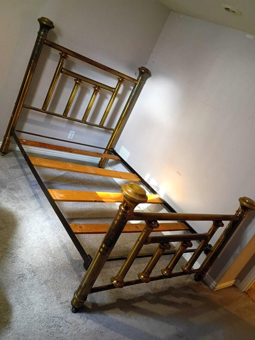 Antique Brass Bed Frame