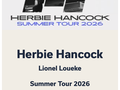 2 tickets for Herbie Hancock at Red Butte