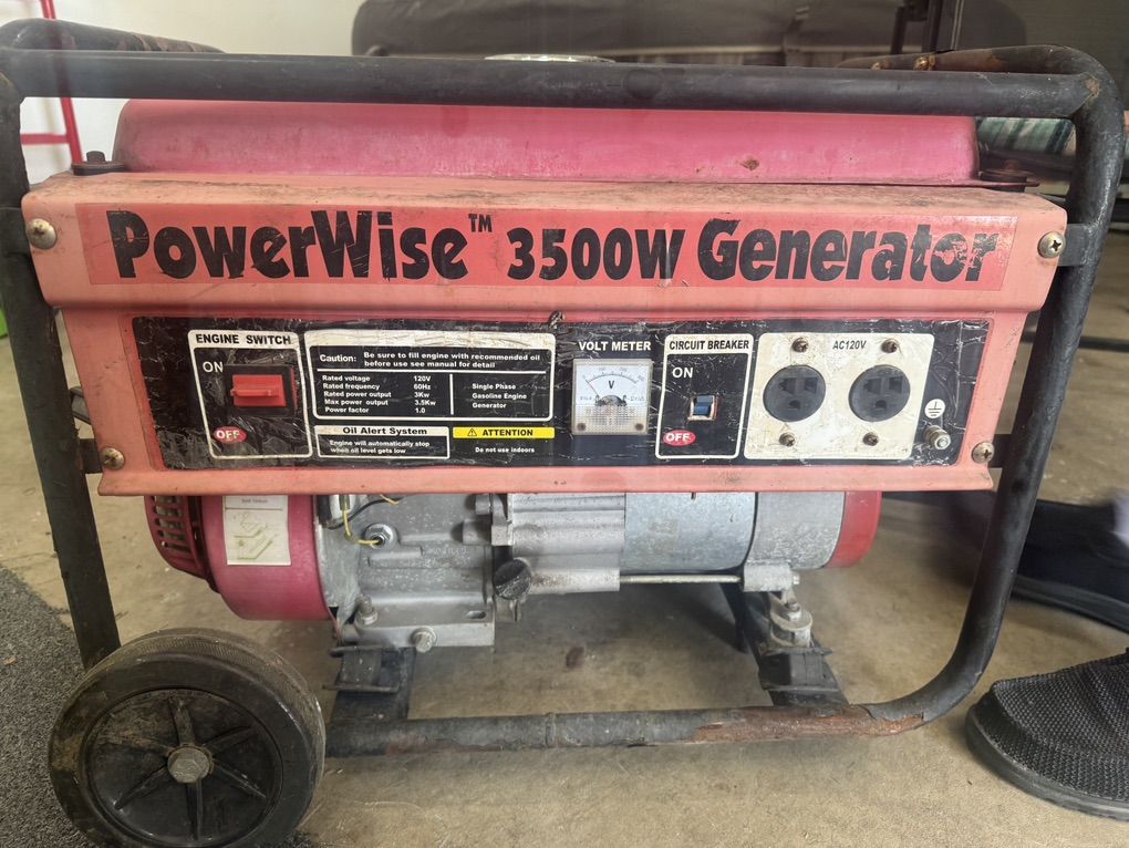 Powerwise 3500 Watt Portable Generator
