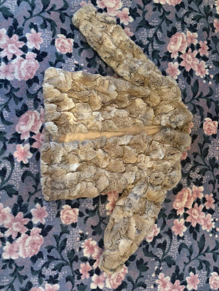 Vintage Rabbit Fur Coat