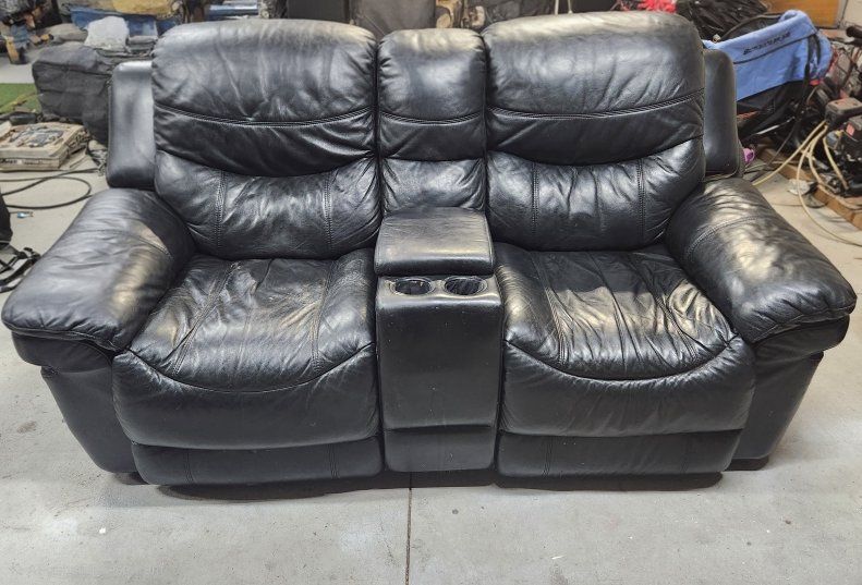Double Couch with Console