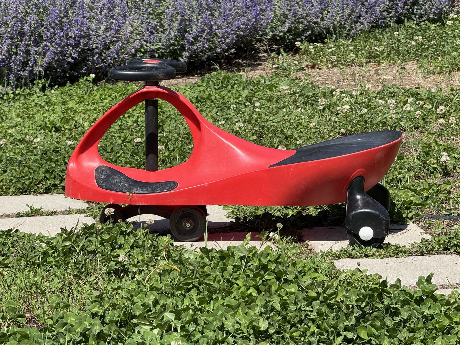 Red and Black LIFETIME brand wiggle car