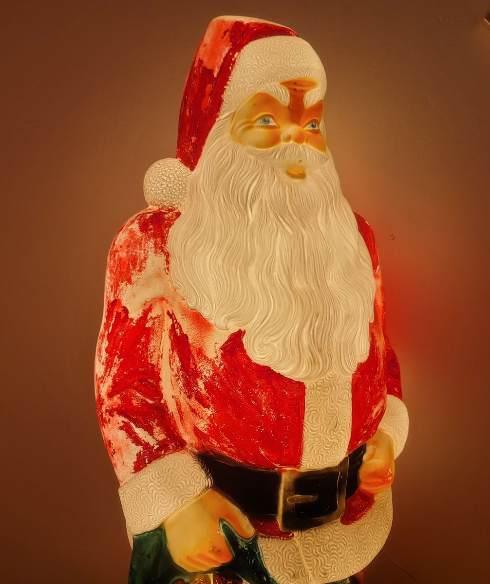Vintage Santa Claus Blow Mold
