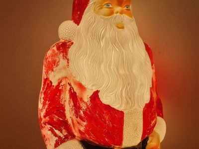 Vintage Santa Claus Blow Mold