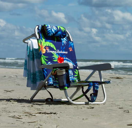 NEW - 2 Tommy Bahama Beach Chair 2-pack - Camping Hunting Tailgating