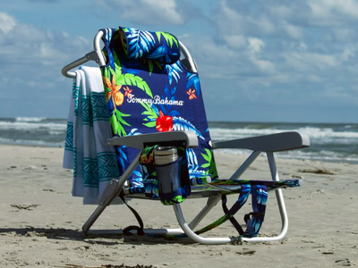 NEW - 2 Tommy Bahama Beach Chair 2-pack - Camping Hunting Tailgating