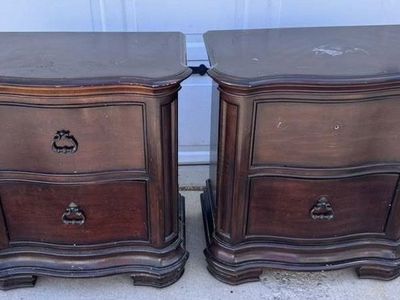 Large solid nightstands