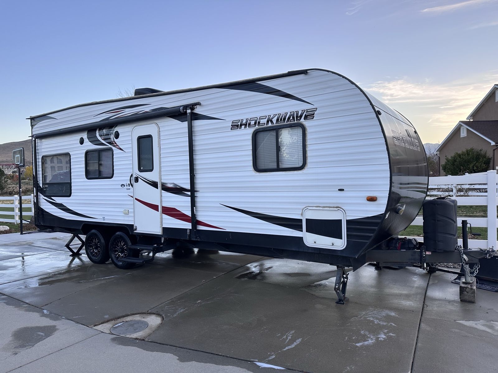 Forest River Shockwave T22FS Toy Hauler Travel Trailer