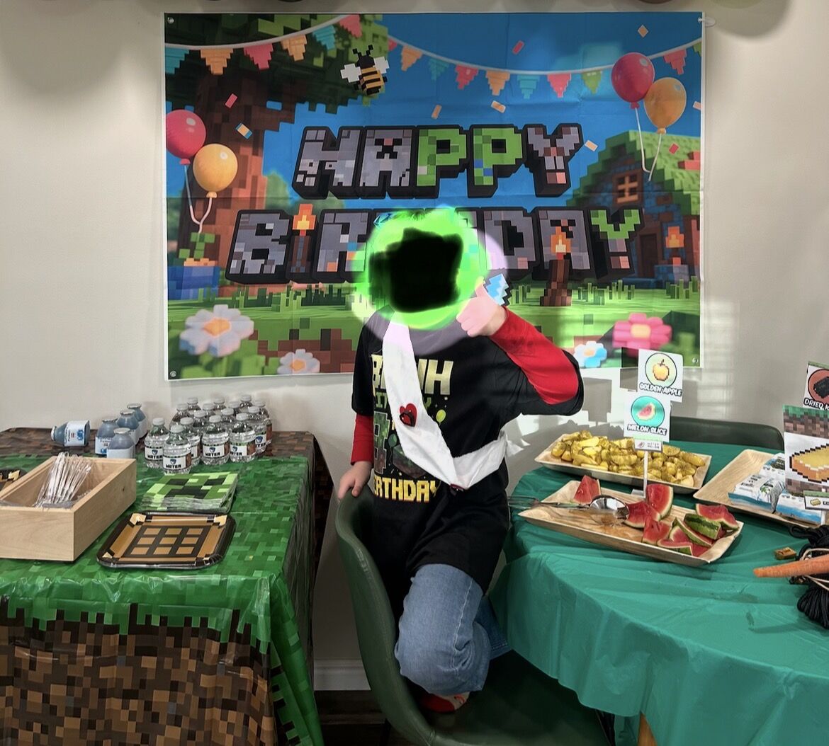 Minecraft Birthday Decorations