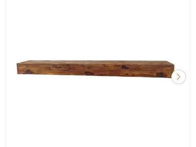 northbeam 72-inch Rustic Fireplace Wall Cap Shelf Mantel - Brown Wood Tone