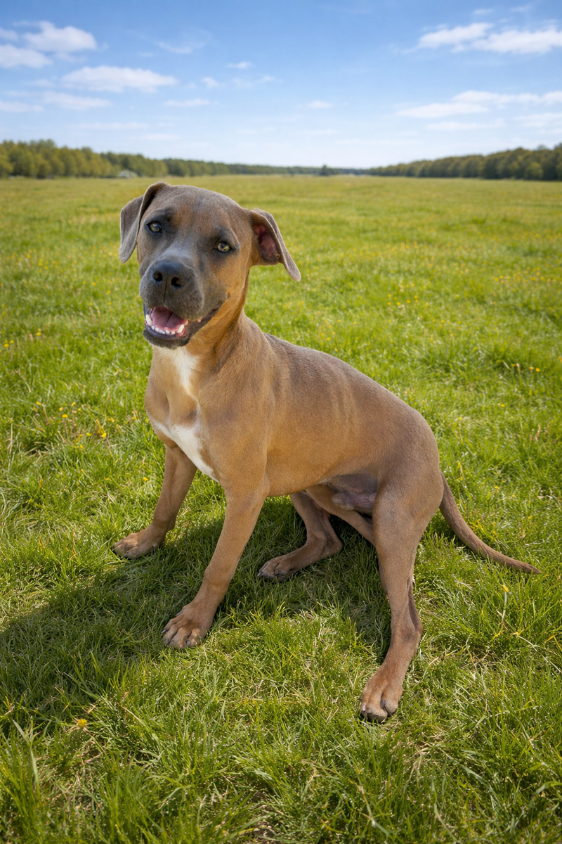 Pitbull/Boxer Mix Puppy