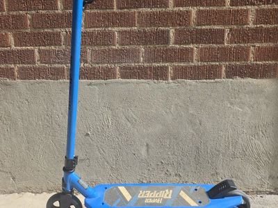 Hyper Ripper Blue Kick Scooter - Good Condition