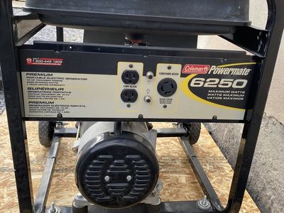 Generator: Coleman Powermate 6250