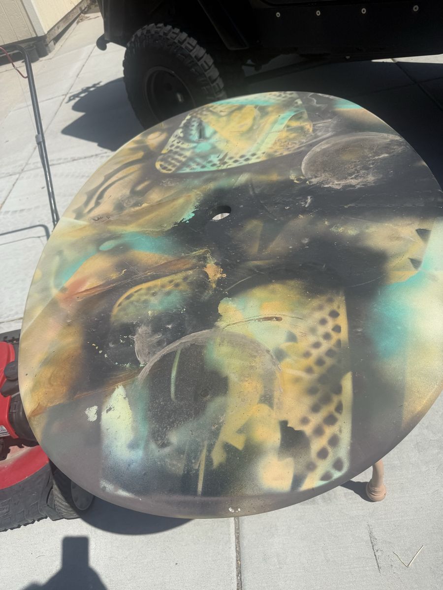 Round Patio Table Metal