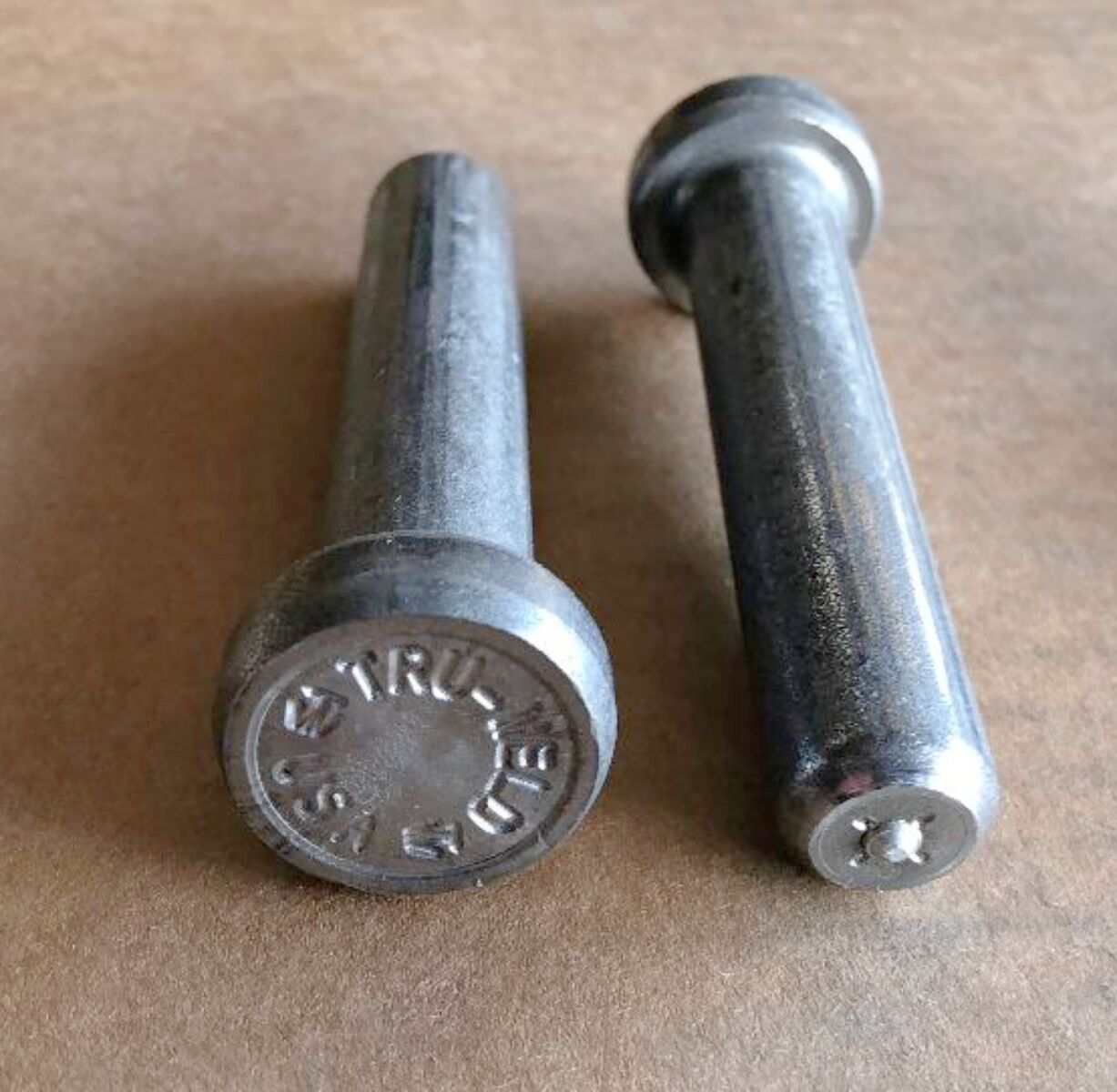 Tru Weld Stud 4-1/4" OAL x 1-1/4" Head x 3/4" Bottom Hardware Steel (Lot of 10)