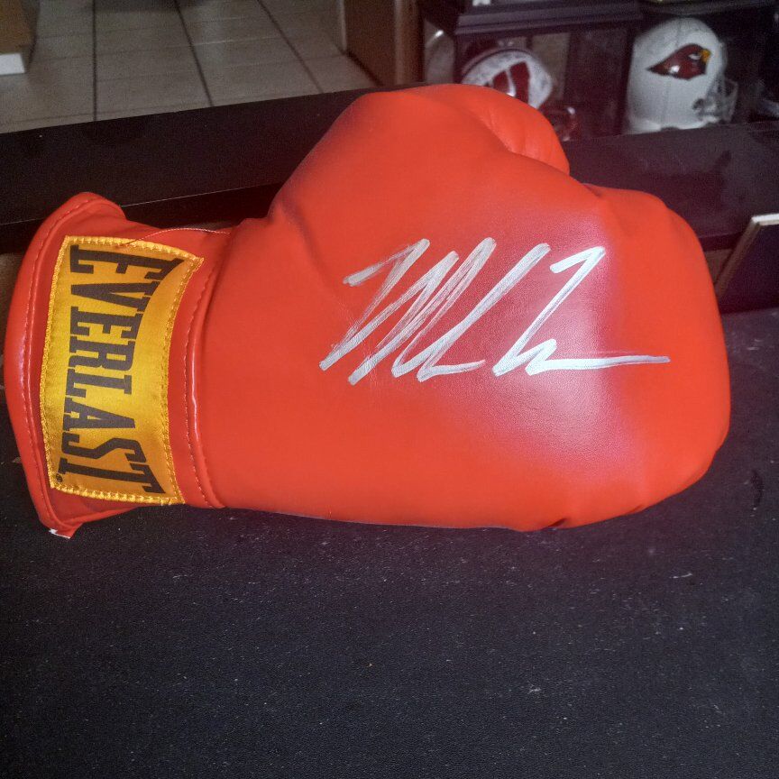 tyson autograph glove