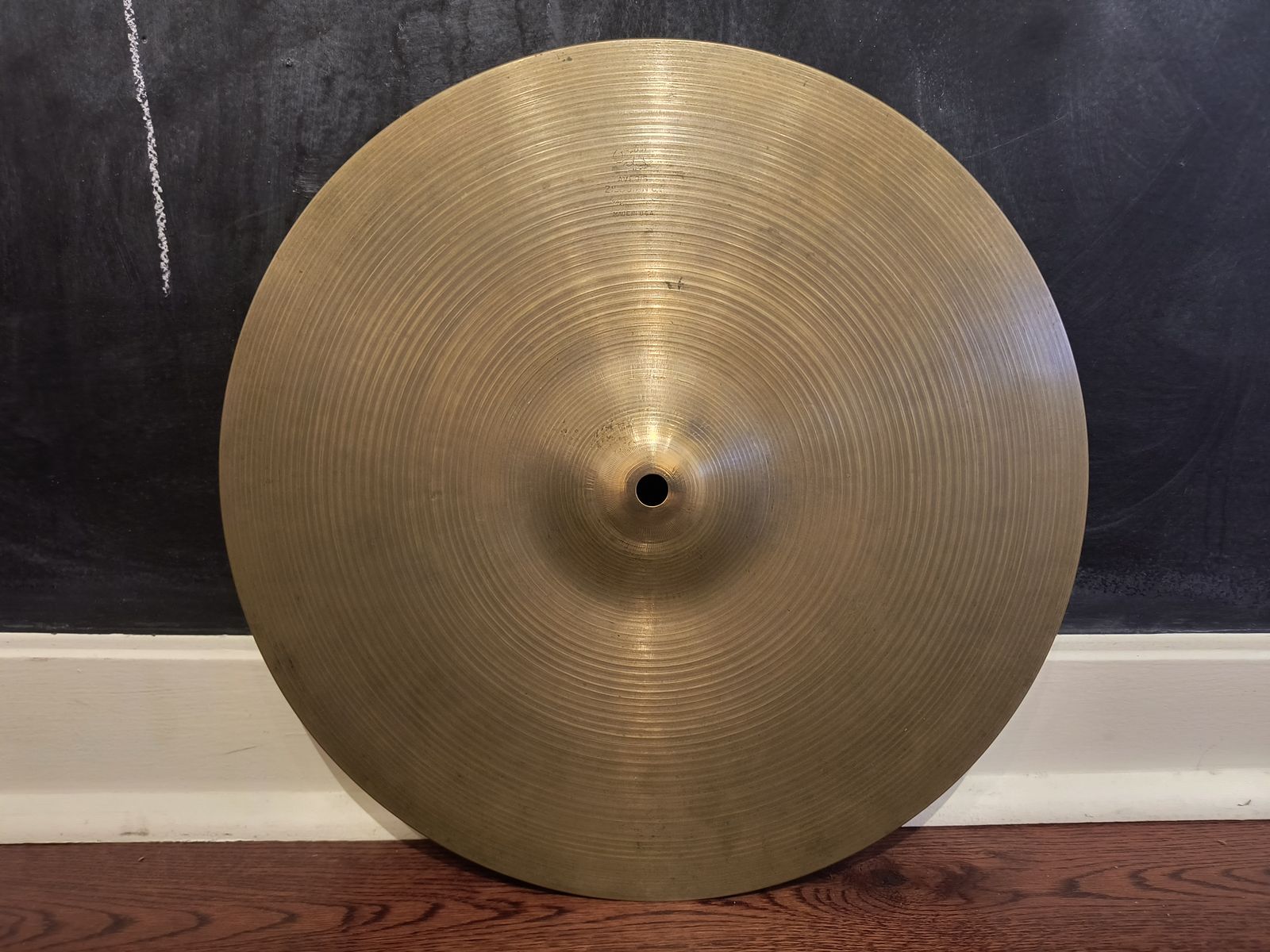 Vintage 1970s A Avedis Zildjian 15" Hi-Hat Cymbal 1535g