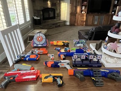 Nerf guns.