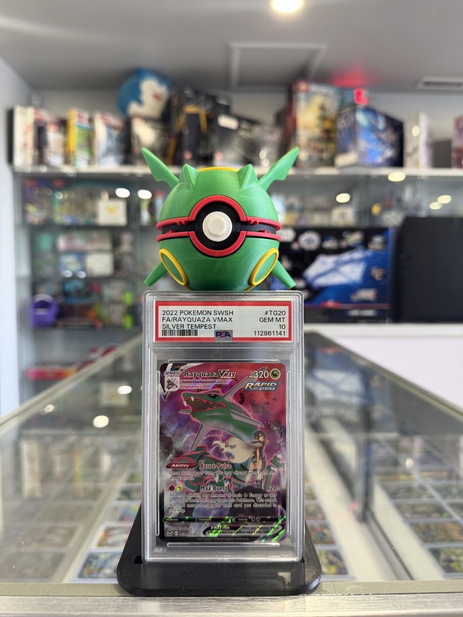 Pokemon 2022 Rayquaza VMAX TG20 Full Art Silver Tempest GEM MINT PSA 10
