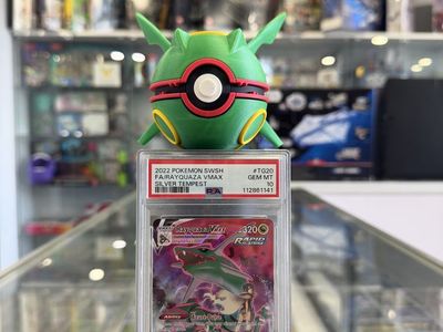 Pokemon 2022 Rayquaza VMAX TG20 Full Art Silver Tempest GEM MINT PSA 10