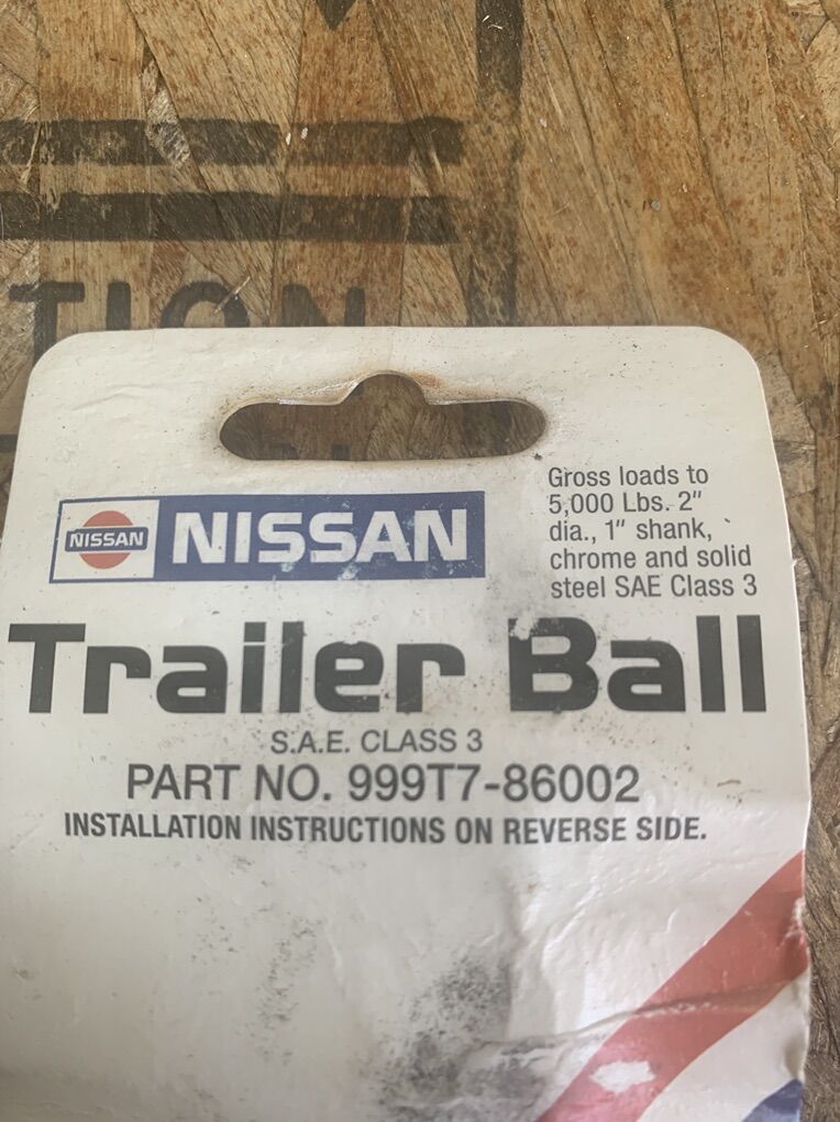 Nissan Trailer Ball, 2dia.1shank,5kLbs