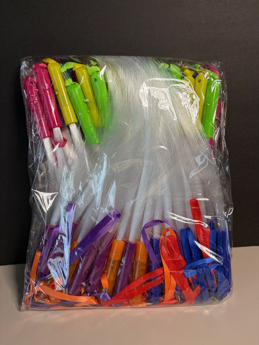 Glow Fiber Wands 56 Piece