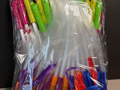 Glow Fiber Wands 56 Piece