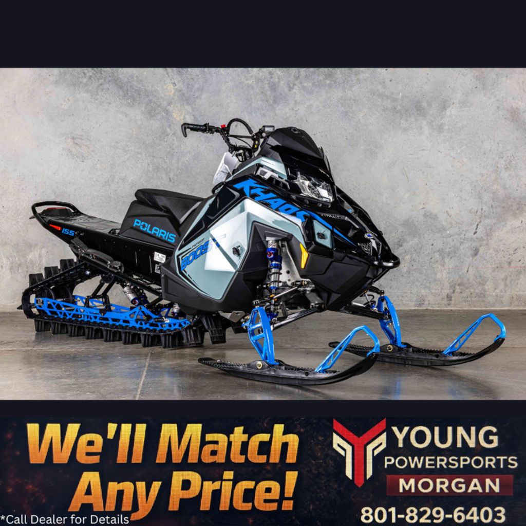 2026 Polaris® Patriot Boost RMK Khaos 155 Hemlock Blue / Black / Velocity Blue