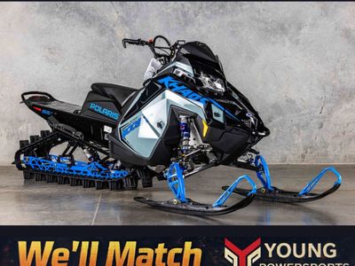 2026 Polaris® Patriot Boost RMK Khaos 155 Hemlock Blue / Black / Velocity Blue