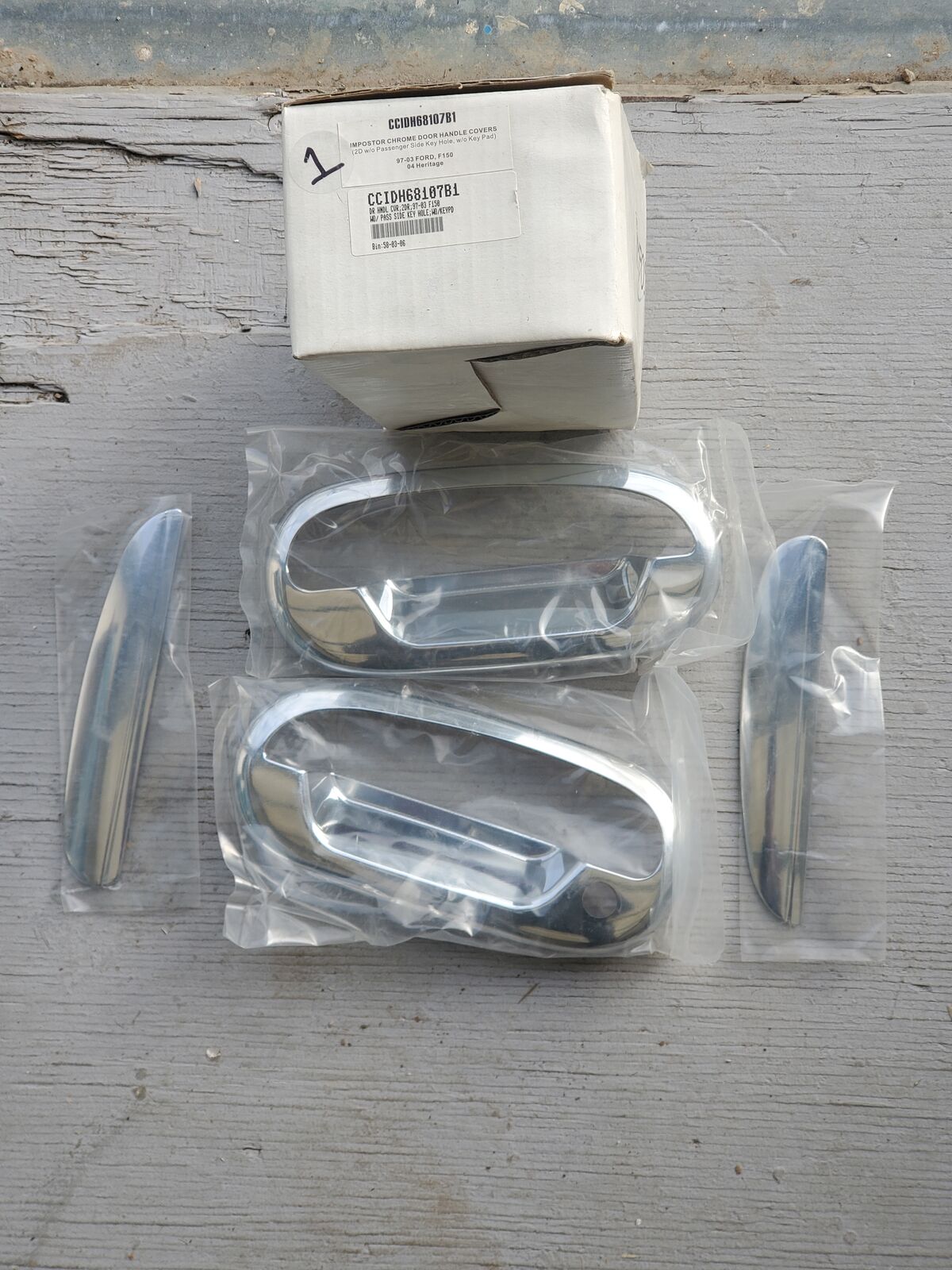 1997-2003 Ford F-150 2-Door Chrome Door Handle Covers