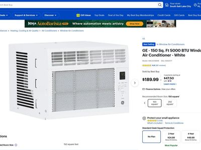 GE - 150 Sq. Ft 5000 BTU Window Air Conditioner - White
