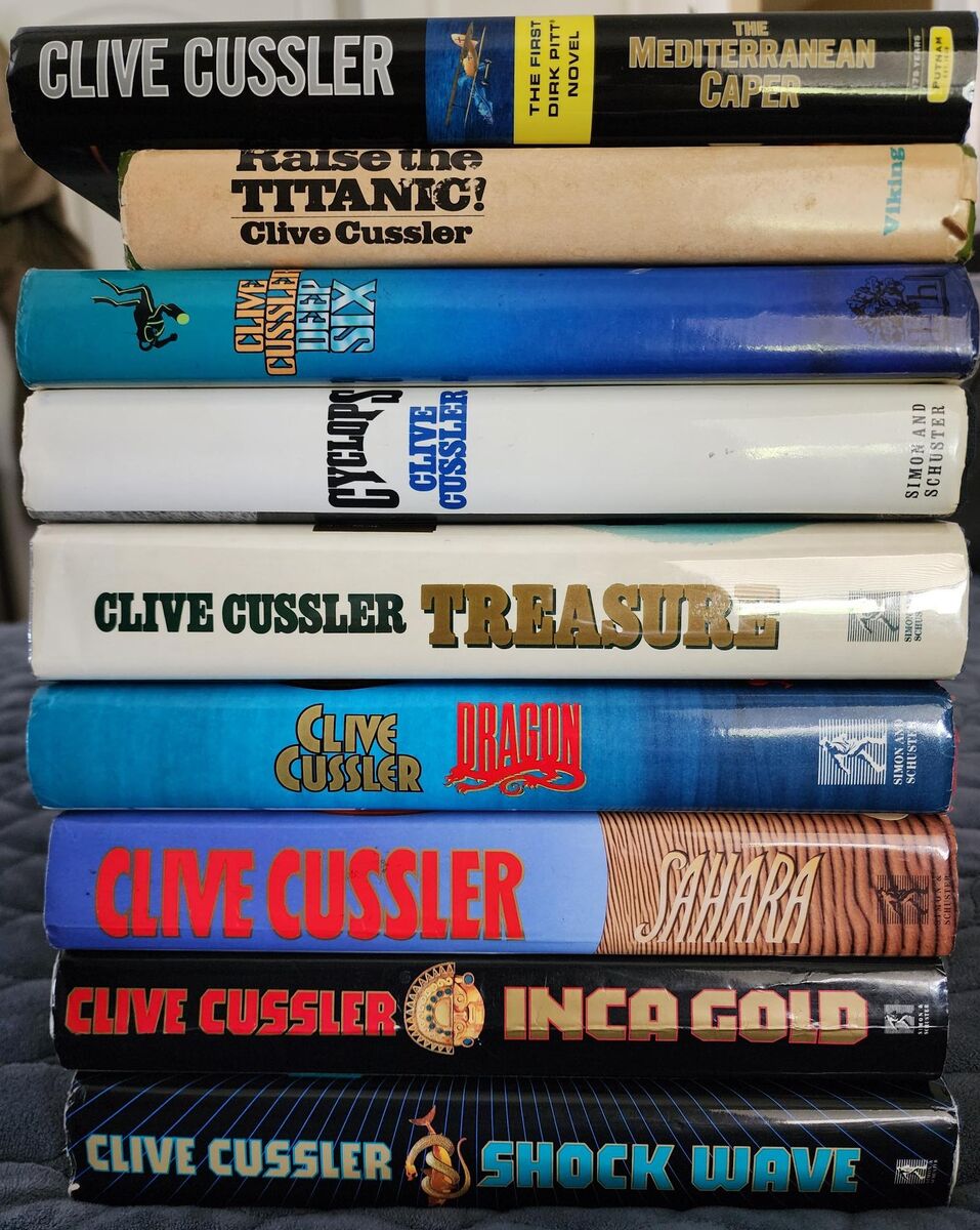 Clive Cussler - Hardcover Books
