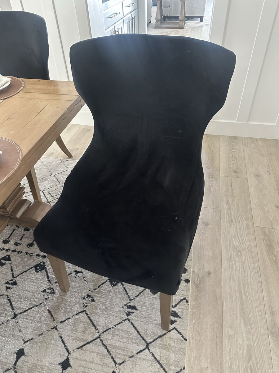 6 wingback dining chairs