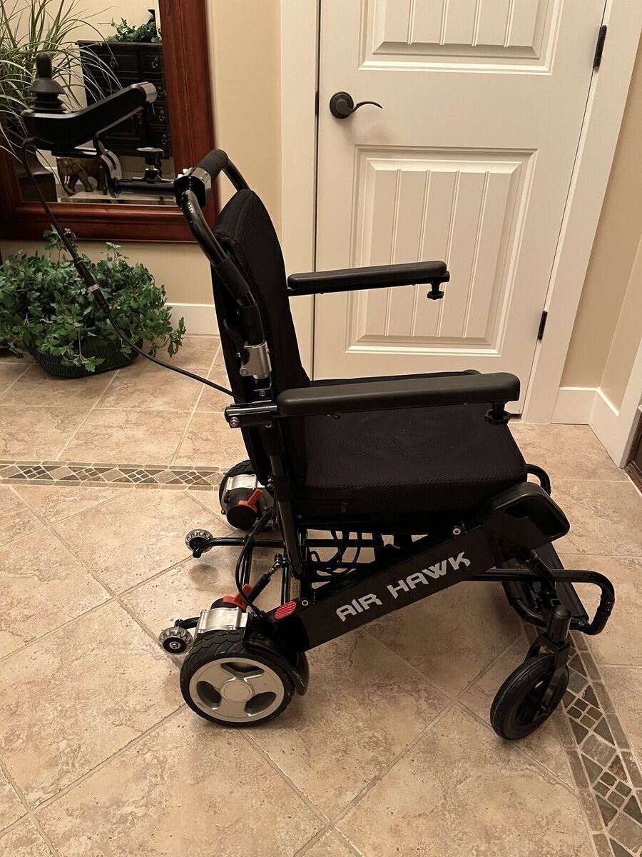 Air Hawk Folding Power Wheelchair – Like New Condition